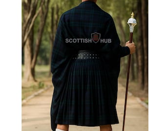 Men’s Scottish Great Kilt | 16th Century Highland Tartan Kilt | Handmade Traditional Outlander Clan Great Kilt | Feileadh Mor | 45+ Tartans