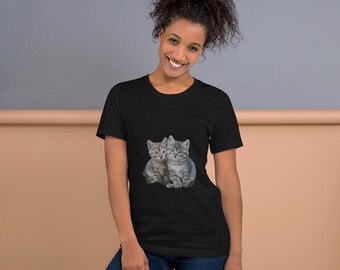Unisex Kittens Short Sleeve T-Shirt | 100% Cotton | Cute and Modern Design