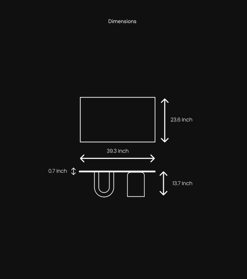 May include: Diagram showing dimensions of a rectangular object. The object is 100 cm long, 60 cm wide, and 1.8 cm thick. The legs are 35 cm high. The word "Dimensions" is at the top, with measurements in centimetres.