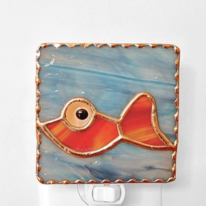 Fish Night Light, Nursery Night Light Goldfish image 3