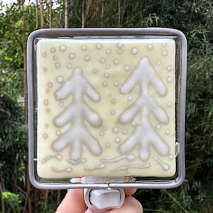 Winter Forest Night Light, Christmas Home Decor Snow Nightlight