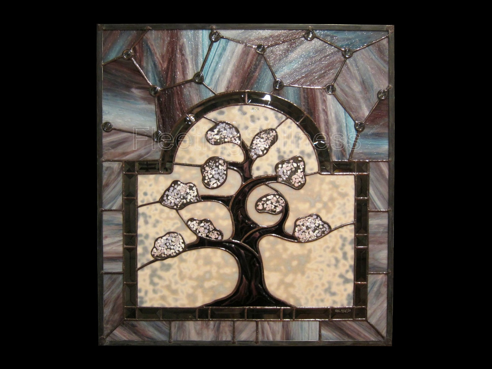 Stained Glass Window Tree of Life Stain Glass Panel Free - Etsy Israel