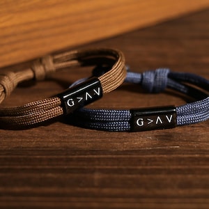 God is greater than the highs and lows Inspirational bracelet,Christian gift,Religious jewelry,gift for him,Bible verse,Christian gift