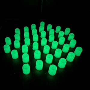 Glow in dark - ventieldopjes