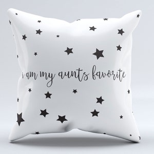 Stars Neutral Pillow Cover - Nursery Decor - Throw Pillow - Toddler Pillow - Baby Room-Decorative Pillow - Baby Shower Gift -Black and White