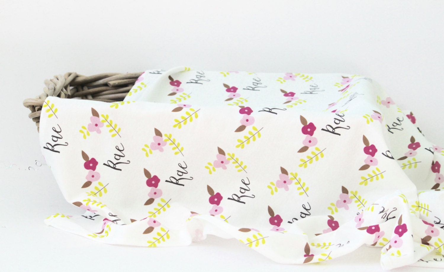 Personalized Swaddle Blanket Personalized baby swaddle Etsy