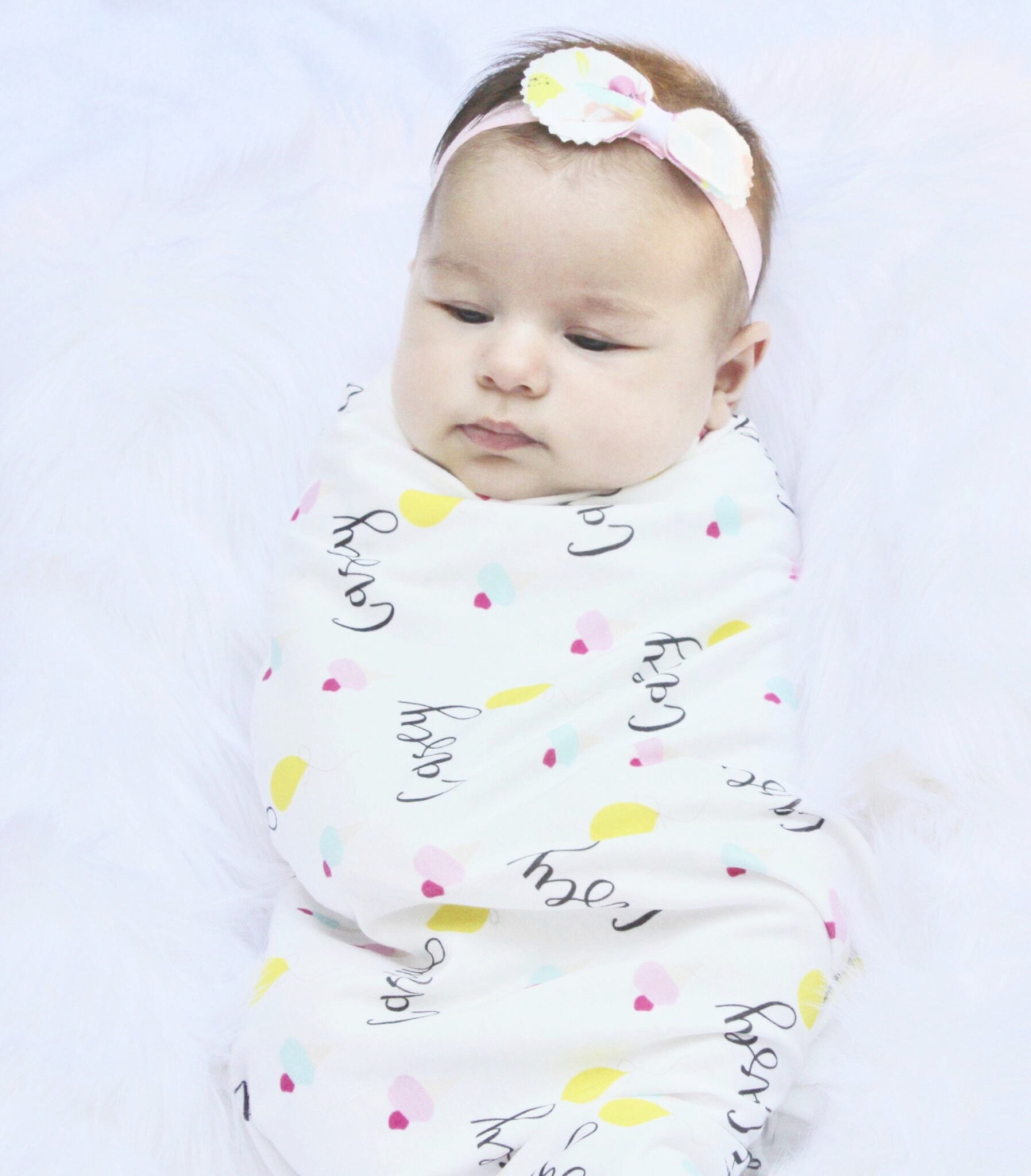 Personalized Swaddle Blanket Personalized hat Baby Swaddle Etsy
