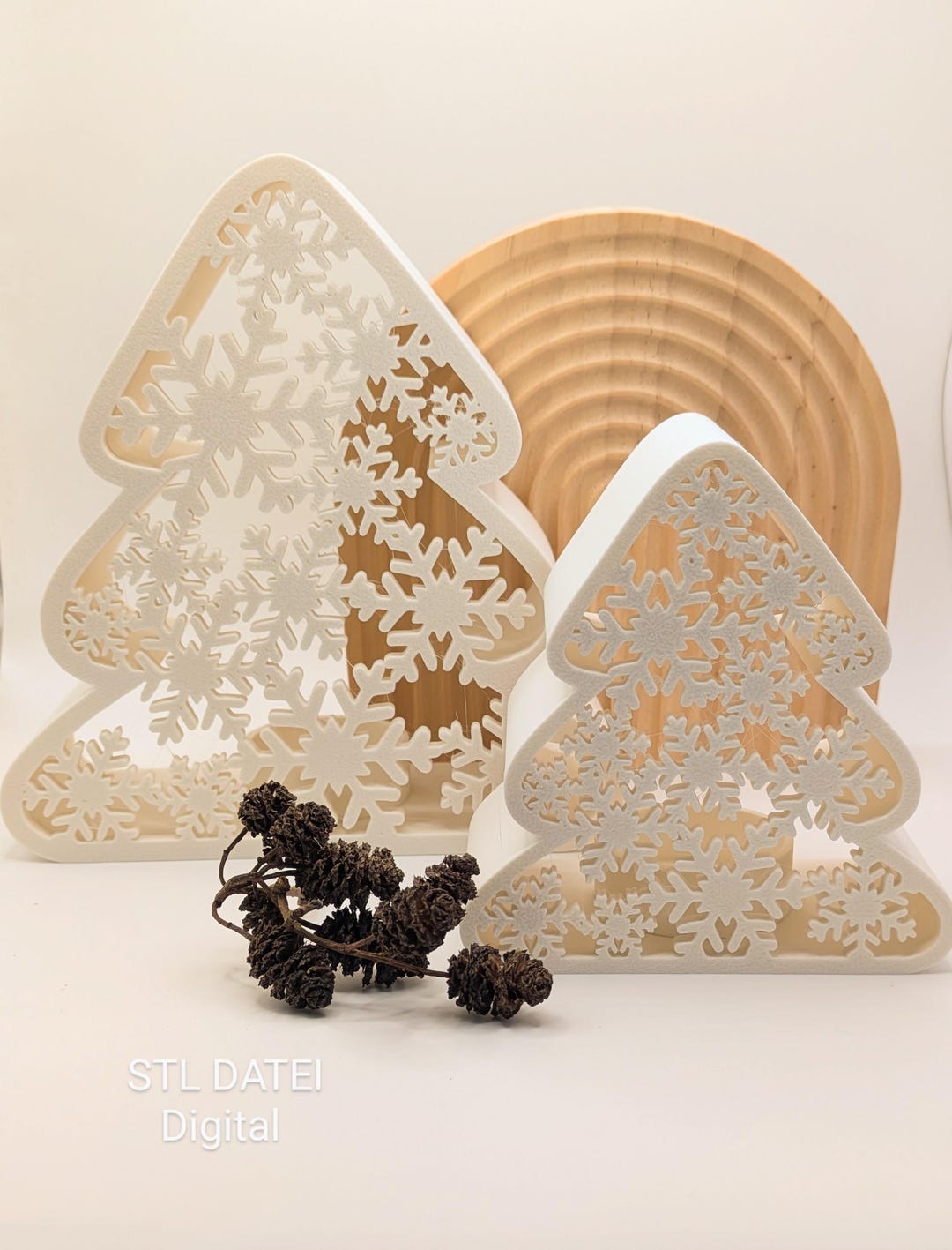 Snowflake Tea Light Stl File STL 3D Print File Christmas Light | Lantern | Tea Light | Winter ...