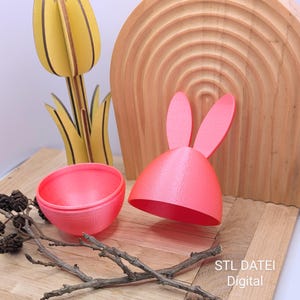 STL 3D Druckdatei Osterhase l Ostern l Frühling l Bunny l Deko l Herz l Überraschungsei l Mitbringsel +  Gewerbelizenz