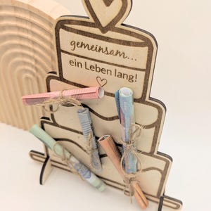 SVG Hochzeitstorte l Hochzeitsgeschenk l Wunscherfüller l Geldgeschenk l persönliches Geschenk l Hochzeit l Laserdatei Gewerbelizenz