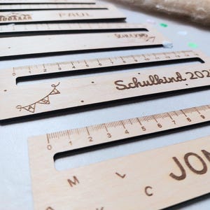 Iscrizione scolastica SVG l aiuto per l'apprendimento della lettura l righello l file laser per bambini in età scolare incl