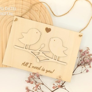 SVG Lasercut l Valentinstag l Herzensmensch l Liebe l Hochzeit Laserdatei inkl. Gewerbelizenz