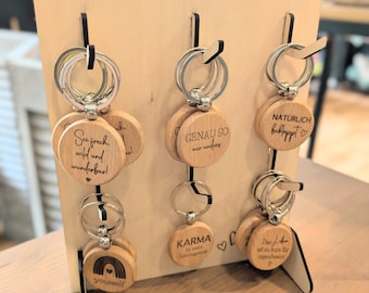 SVG stand l Display l Wooden shelf l Key ring l Hanging shelf l Postcard shelf l Card stand SVG file