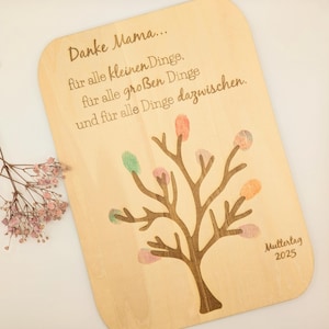 SVG Lasercut l Moederdag l Oprecht persoon l Moederdag cadeau l Vingerafdrukken l Stamboom l Boom des levens l Laserbestand inclusief commerciële licentie