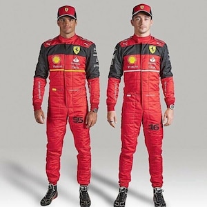 Ferrari F1 2025 Go Kart Racing Suit | Customised Go Kart Racing Suit - All Sizes Are Available