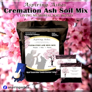 Organic Cremation Soil Mix: Pet & Human Ashes to Plants