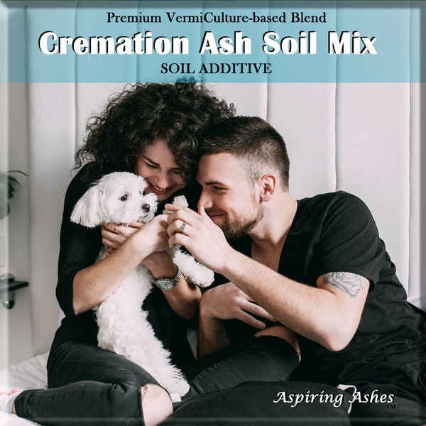 Custom Pet Memorial CREMATION ASH SOIL Mixture No Pet Bio Urn Needed Crossing the Rainbow Bridge Paying Respect Loved Ones Remains