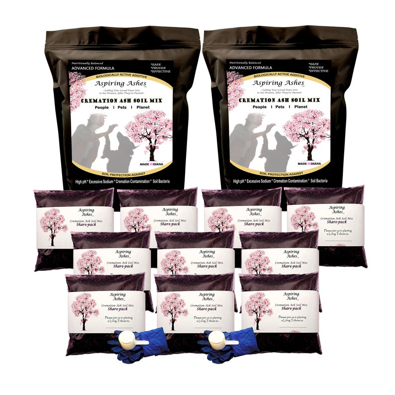 SOIL for CREMATION ASHES Into Trees Living Memorial Soil for Green