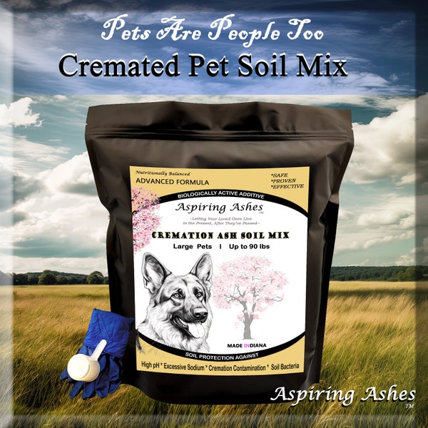 Pet Memorial Kit Gift for Dog Lovers Pet Loss Memorial Dog CREMATION ASH SOIL Mix Memorial Gift Dog Gift Dog Lover Gift Pet Loss Plant Ashes