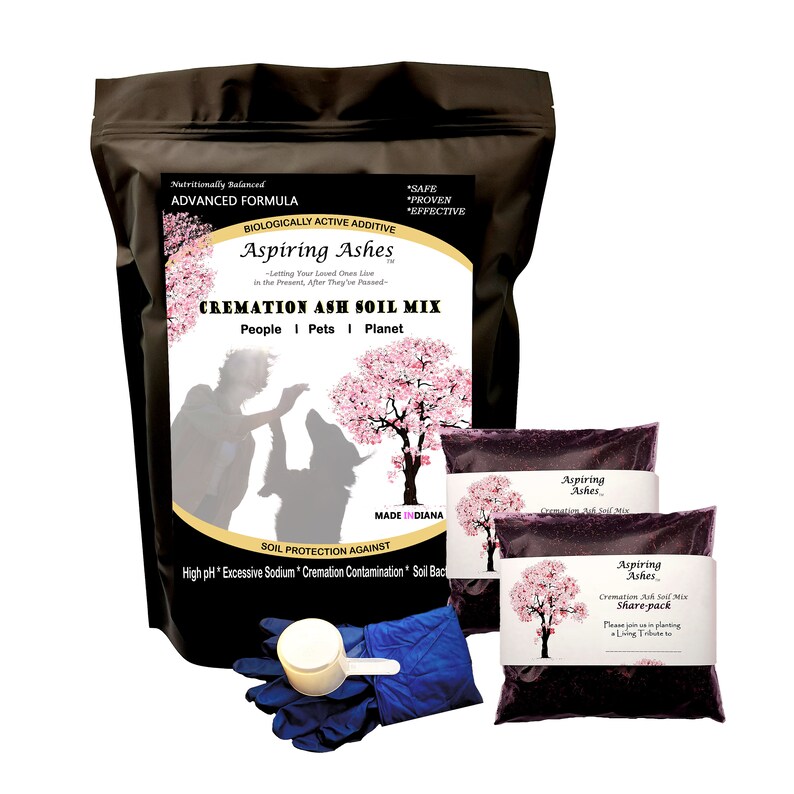 Memorial Tree Soil Cremation Mix Plant a Tree From Ashes With a Cremation Ash Soil Mix Additive