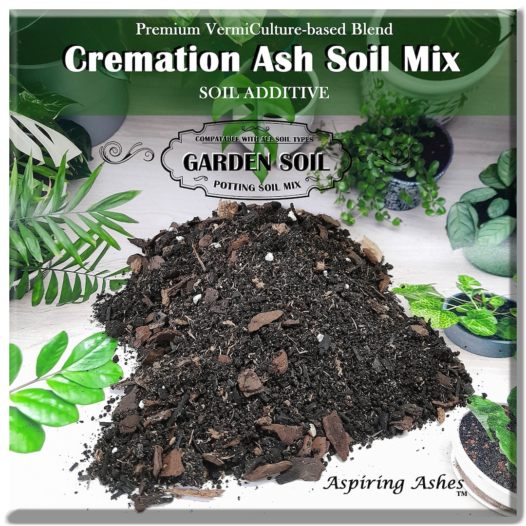 Ashes to Plant CREMATED ASHES Garden SOIL Mix Bereavement Gift Easy