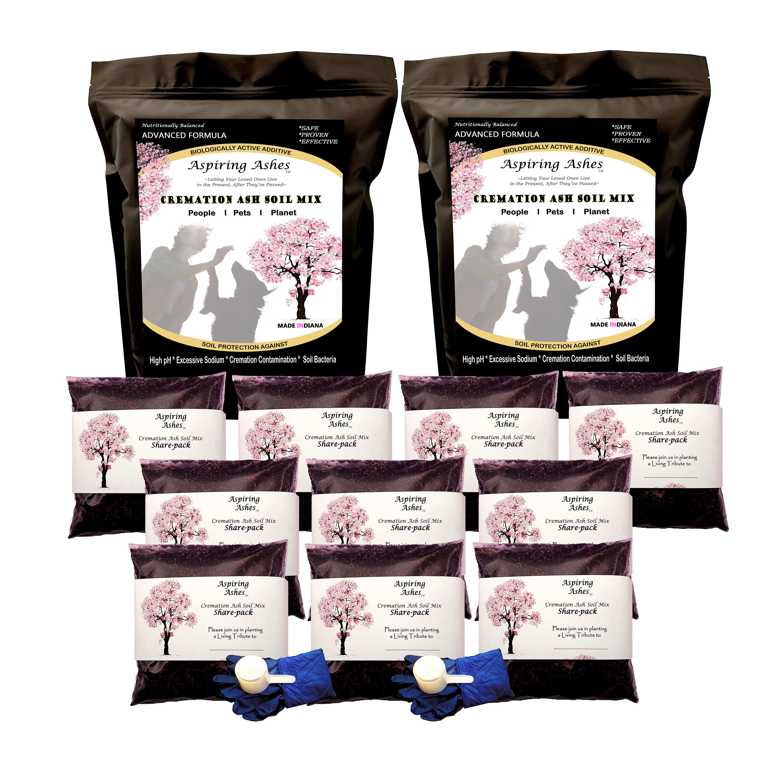 CREMATED ASHES SOIL Mix for Ashes Into Plants Full Sun to Partial Shade