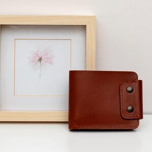 Cartera de cuero, cartera minimalista para hombre, mini cartera para hombre, cartera personalizada para hombre, regalos para él