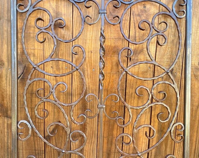 Handmade Rusty Garden Gate - Unique - Flower Garden Gate - Rustic Old ...