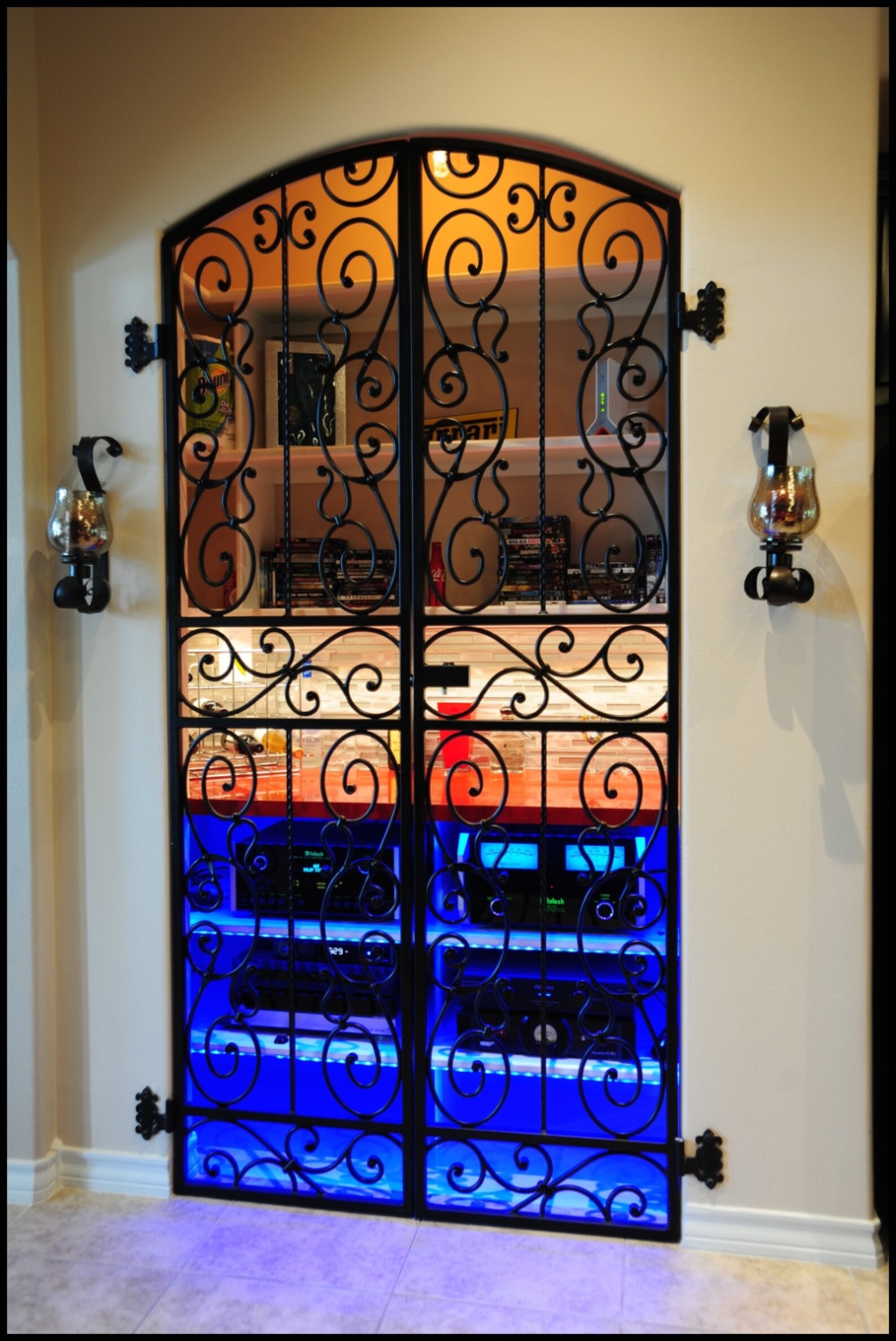 Double Iron Wine Cellar Door or Gate 48 Inches Wide by 96 Etsy