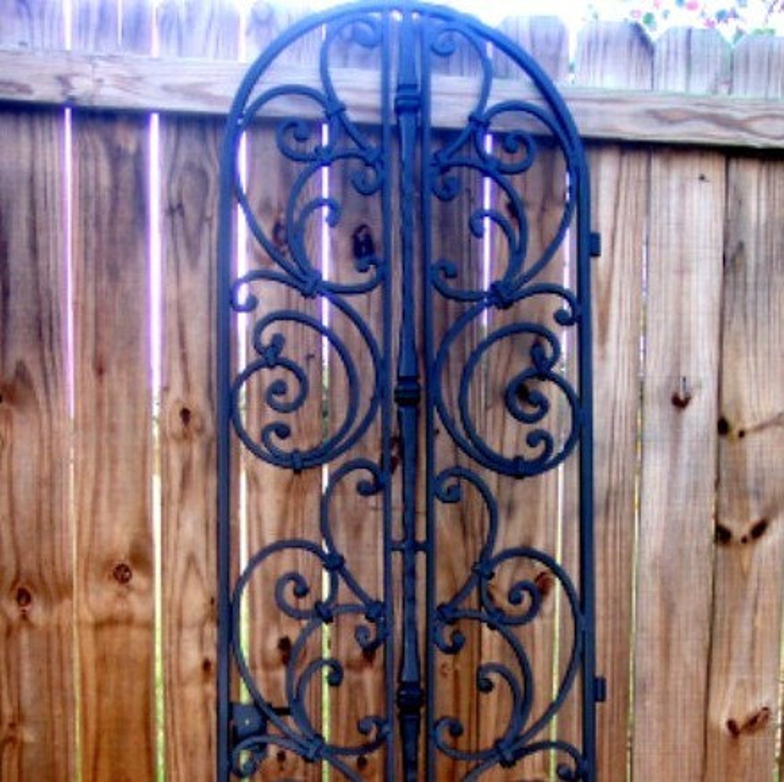 Iron Wine Cellar Door or Garden Gate Tuscany Styled Tuscan Etsy