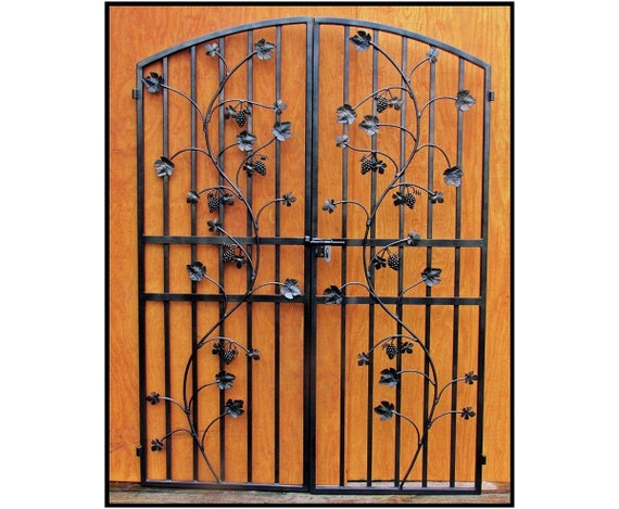 The Charlotte Grapevine Double Iron Wine Cellar Door Or Gate