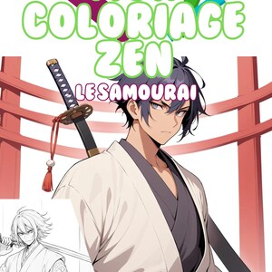 Coloring book &quot;My Zen Coloring - The Samurai&quot;