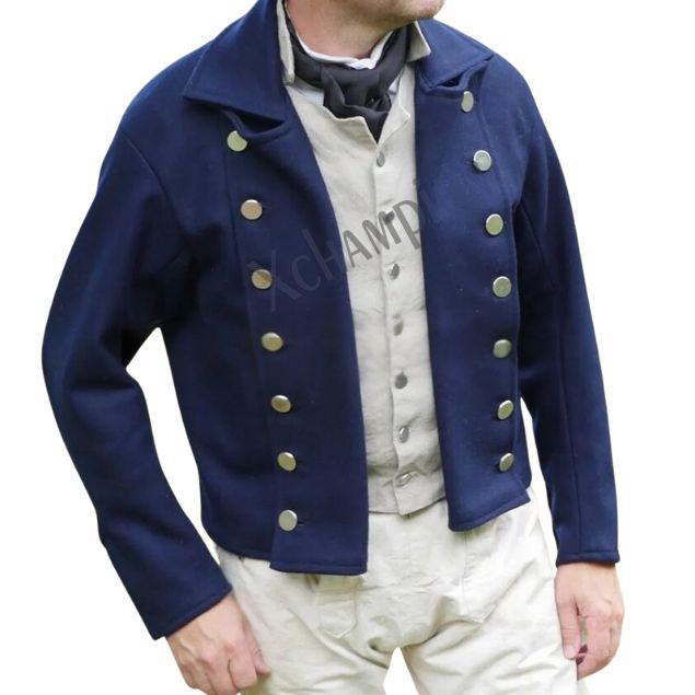 Men's Wool Sailor Jacket – 19th Century British Naval Style