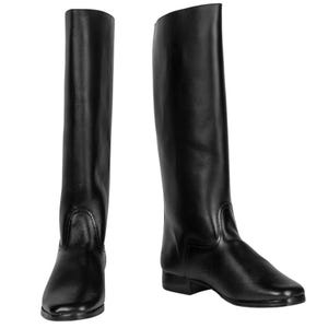 Handgefertigte Herren Leder Lange Stiefel Reitstiefel, Ridding original Stiefel