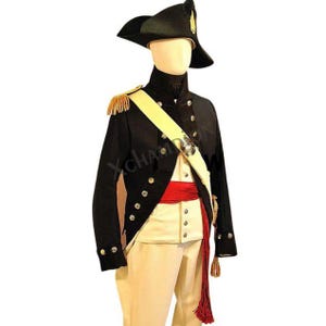 British Royal Engineer Uniform Coat Handmade Black Wool Colonel Officer Jacket Regimental Costume & Collectors Wear