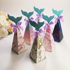 Coffret cadeau queue de sirène | Anniversaire d'un enfant, soirée à thème, gâterie, événement, EVJF, baby shower | Chocolat, Bonbons