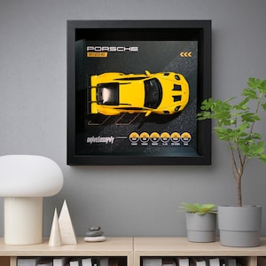 Porsche 911 GT3 RS Yellow 3D Frame