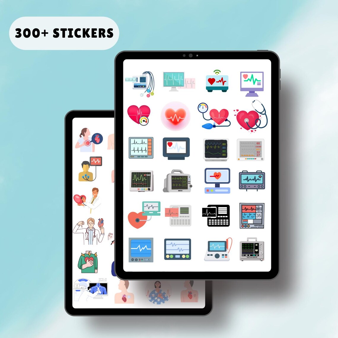 EKG Digital Stickers for Goodnotes: Medical Student Planner (2025-26 ...