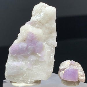 Natural Purple Apatite on Matrix