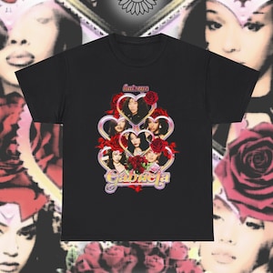 KATSEYE gabriela Vintage Bootleg Unisex T Shirt, Eyekon Kpop Fan Merch Gift, Sophia, Manon, Lara, Daniela, Megan, Yoonchae
