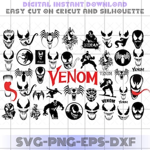 Venom Svg Bundle, Venom Printable Vector Designs, Comics Png, Family Trip Svg, Cut File Cricut