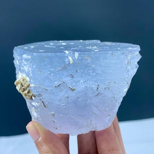 Unique Etched Termination Beryl Var Goshenite Crystal , Colorless Beryl Crystals - 316 Gram