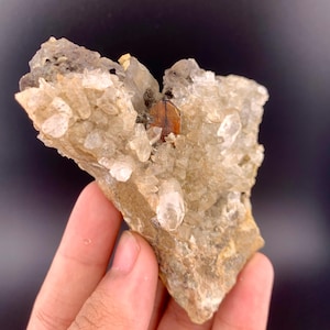 Quartz Witn Brookite Crystals From Skardu Pakistan - 146 Gram