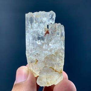 Unique Etched Termination Beryl Var Goshenite Crystal , Colorless Beryl Crystals - 38 Gram