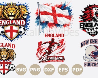 World Cup 2026 Cricut files, USA Canada Mexico Svg Png, England football team design, Soccer Clipart (Digital Download), Football fan gift