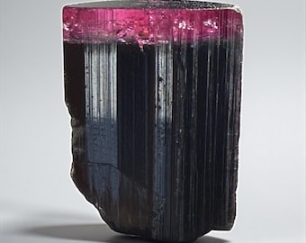 Rare Pink Cap Tourmaline Crystal 8g | Natural Raw Afghan Tourmaline Specimen | Collector Mineral Stone