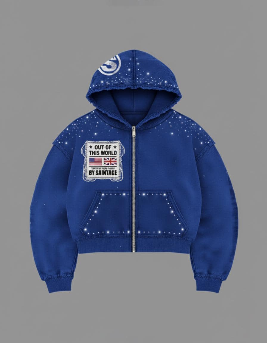 Pain Love Rhinestone Double Zip Hoodie SUPPLIER(サプライヤー) - 2