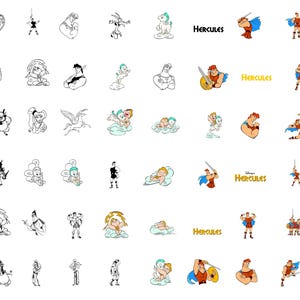 Hercules Bundle - Hercules svg - Hercules png - Design - PNG - SVG - Digital Download
