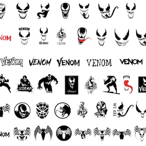 Venom Bundle - Venom svg - Venom png - Design - PNG - SVG - Digital Download