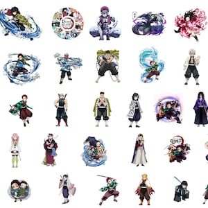 Demon Slayer Bundle - Kimetsu no yaiba - Design - PNG - SVG - Digital Download